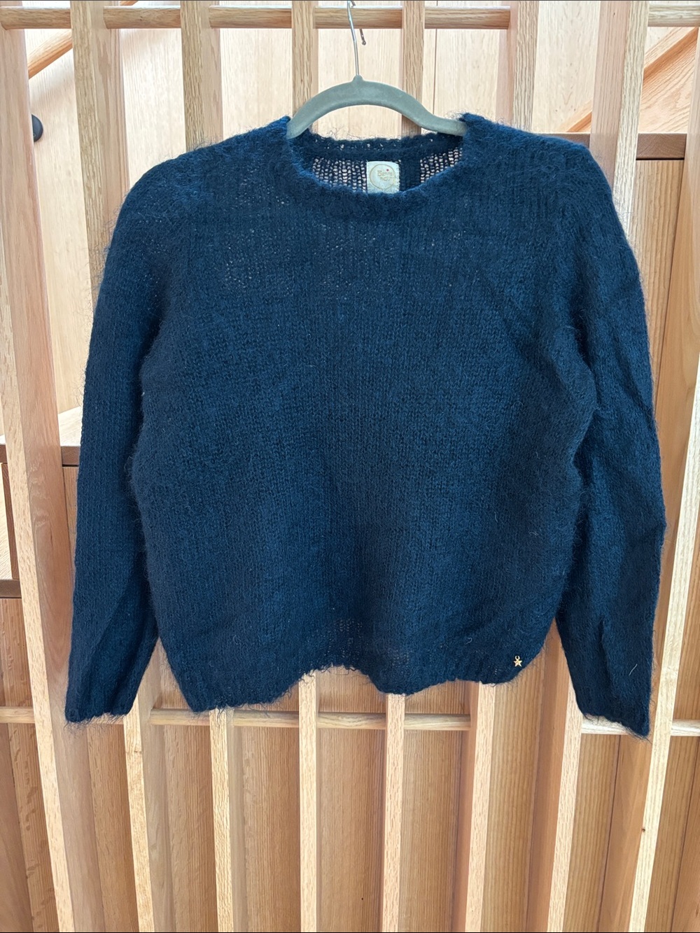 Navy Mohair Sweater